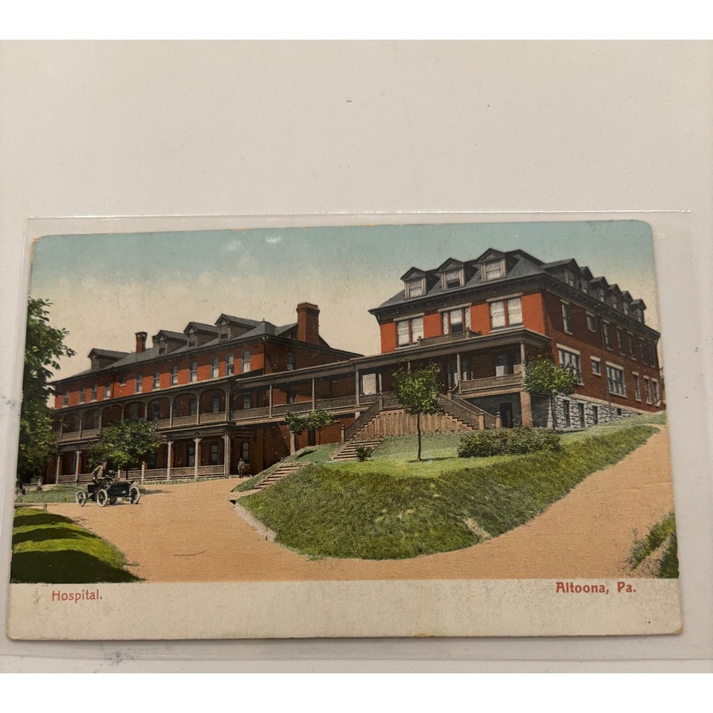 Vintage Altoona PA Hospital Postcard Poly-Chrome American News Co A 7251 Germany
